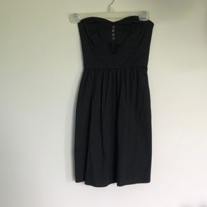 Black Strapless Dress